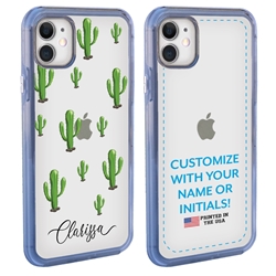 
Personalized Cactus and Succulents Case for iPhone 11 – Clear – Saguaro Cactus Collage