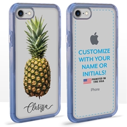 
Personalized Tropical Case for iPhone 7 / 8 / SE – Clear – Classic Pineapple