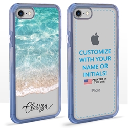 
Personalized Tropical Case for iPhone 7 / 8 / SE – Clear – Ocean Front