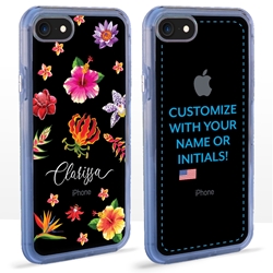 
Personalized Tropical Case for iPhone 7 / 8 / SE – Clear – Paradise Petals