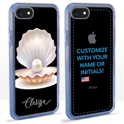 
Personalized Tropical Case for iPhone 7 / 8 / SE – Clear – Pretty Pearl