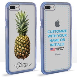 
Personalized Tropical Case for iPhone 7 Plus / 8 Plus – Clear – Classic Pineapple
