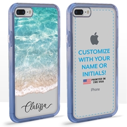 
Personalized Tropical Case for iPhone 7 Plus / 8 Plus – Clear – Ocean Front