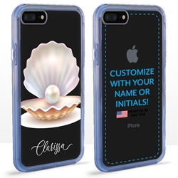 
Personalized Tropical Case for iPhone 7 Plus / 8 Plus – Clear – Pretty Pearl