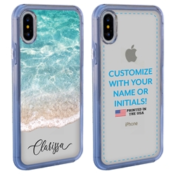 
Personalized Tropical Case for iPhone X / XS – Clear – Ocean Front