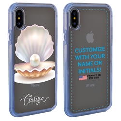 
Personalized Tropical Case for iPhone X / XS – Clear – Pretty Pearl