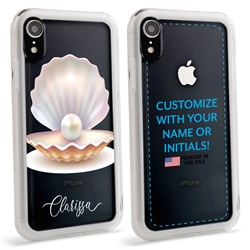 
Personalized Tropical Case for iPhone XR – Clear – Pretty Pearl