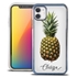 Personalized Tropical Case for iPhone 11 – Clear – Classic Pineapple
