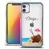 Personalized Tropical Case for iPhone 11 – Clear – Coconut Beach
