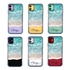Personalized Tropical Case for iPhone 11 – Clear – Ocean Front
