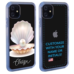 
Personalized Tropical Case for iPhone 11 – Clear – Pretty Pearl