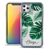 Personalized Tropical Case for iPhone 11 Pro – Clear – Tropical Leaves
