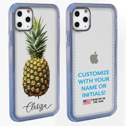 
Personalized Tropical Case for iPhone 11 Pro Max – Clear – Classic Pineapple