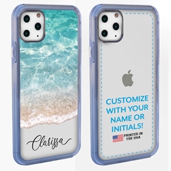 
Personalized Tropical Case for iPhone 11 Pro Max – Clear – Ocean Front
