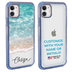 
Personalized Tropical Case for iPhone 12 Mini – Clear – Ocean Front