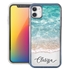 Personalized Tropical Case for iPhone 12 Mini – Clear – Ocean Front
