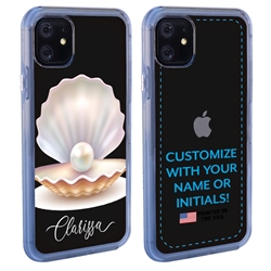 
Personalized Tropical Case for iPhone 12 Mini – Clear – Pretty Pearl