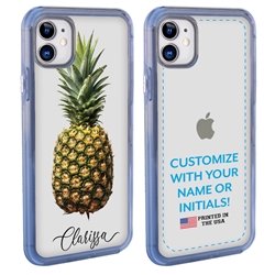 
Personalized Tropical Case for iPhone 12 / 12 Pro – Clear – Classic Pineapple