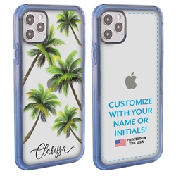 
Personalized Tropical Case for iPhone 12 Pro Max – Clear – Palm Tree Party