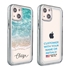 Personalized Tropical Case for iPhone 13 Mini – Clear – Ocean Front
