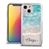 Personalized Tropical Case for iPhone 13 Mini – Clear – Ocean Front
