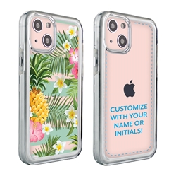 
Personalized Tropical Case for iPhone 13 Mini – Clear – Tropical