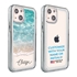 Personalized Tropical Case for iPhone 13 – Clear – Ocean Front
