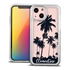 Personalized Tropical Case for iPhone 13 – Clear – Palm Tree Silhouette
