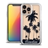 Personalized Tropical Case for iPhone 13 Pro – Clear – Palm Tree Silhouette
