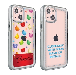 
Personalized Cute Animal Case for iPhone 13 Mini - Clear - Gummy Bears