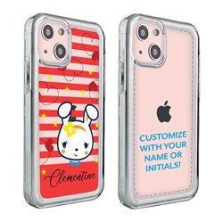 
Personalized Cute Animal Case for iPhone 13 - Clear - Space Bunny
