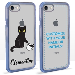 
Personalized Cat Case for iPhone 7/8/SE – Clear – Cat Spill