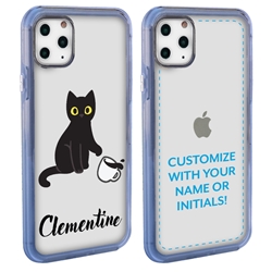 
Personalized Cat Case for iPhone 11 Pro – Clear – Cat Spill