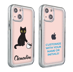 
Personalized Cat Case for iPhone 13 – Clear – Cat Spill