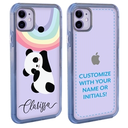 
Personalized Girls Case for iPhone 11 – Clear – Hanging Panda