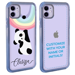 
Personalized Girls Case for iPhone 11 – Clear – Hanging Panda