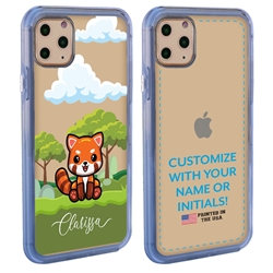 
Personalized Girls Case for iPhone 11 Pro – Clear – Cute Red Panda