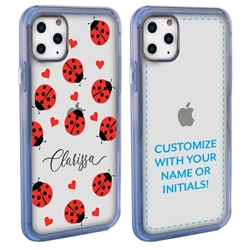 
Personalized Girls Case for iPhone 11 Pro – Clear – Ladybug Party