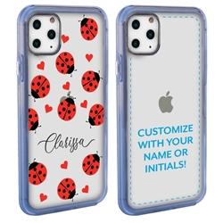 
Personalized Girls Case for iPhone 11 Pro – Clear – Ladybug Party