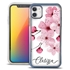 Personalized Floral Case for iPhone 11 – Clear – Big Beautiful Cherry Blossom
