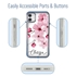 Personalized Floral Case for iPhone 11 – Clear – Big Beautiful Cherry Blossom

