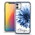 Personalized Floral Case for iPhone 11 – Clear – Big Beautiful Dahlia
