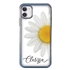 Personalized Floral Case for iPhone 11 – Clear – Big Beautiful Daisy
