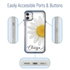 Personalized Floral Case for iPhone 11 – Clear – Big Beautiful Daisy
