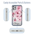 Personalized Floral Case for iPhone 11 Pro – Clear – Big Beautiful Cherry Blossom
