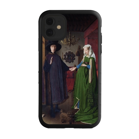 Famous Art Case for iPhone 11 – Hybrid – (Van Eyck – Arnolfini Portrait) 
