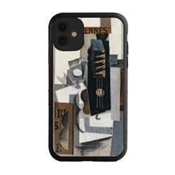
Famous Art Case for iPhone 11 – Hybrid – (Picasso – Glass Guitar and Bottle) 