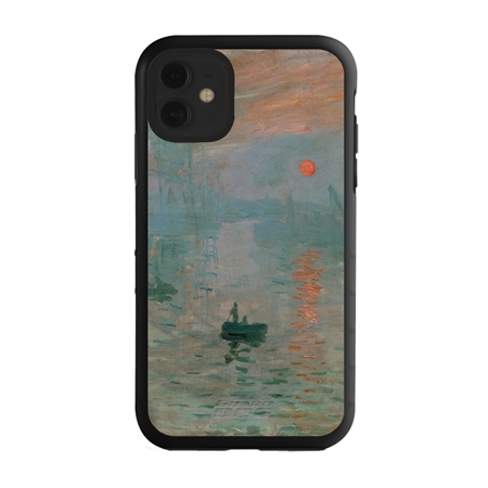 Famous Art Case for iPhone 11 – Hybrid – (Monet – Impression Sunrise) 
