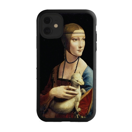 Famous Art Case for iPhone 11 – Hybrid – (da Vinci – The Lady with an Ermine) 
