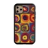 Famous Art Case for iPhone 11 Pro – Hybrid – (Wassily Kandinsky – Squares with Concentric Rings) 
